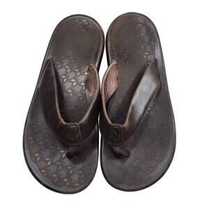 OluKai 'Ilikai Men's Leather Beach Sandals Men 11
